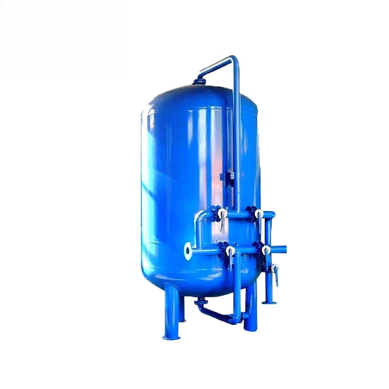 Automatic quartz sand filter Industrial pipeline multi-media filter Carbon steel activated carbon filter