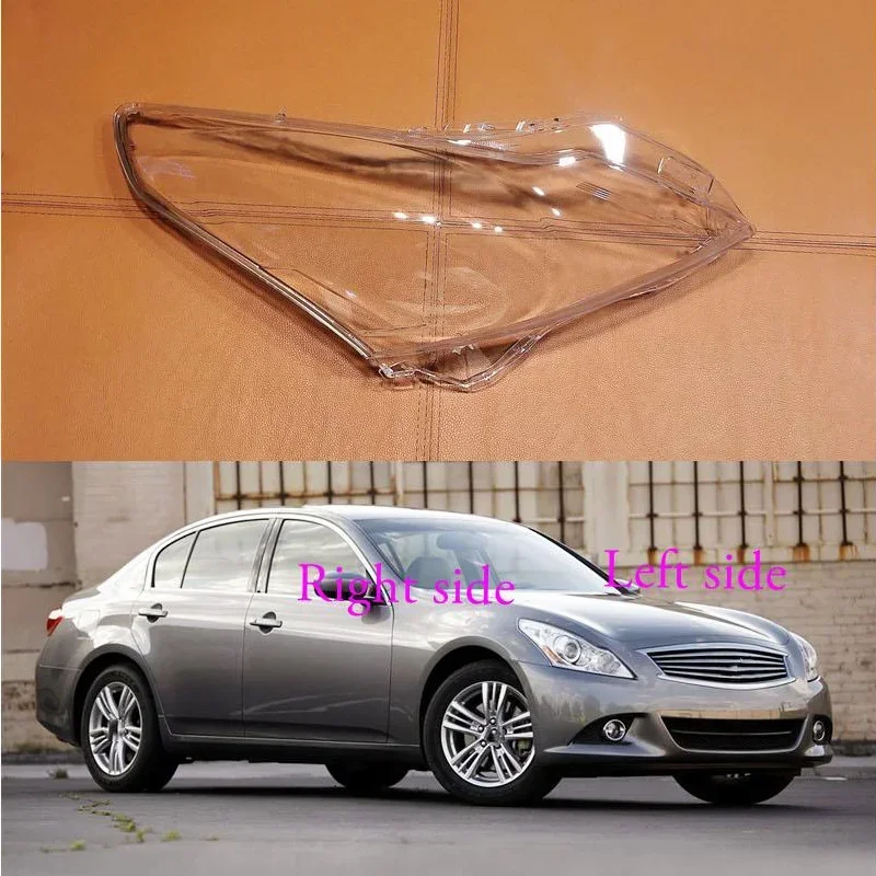 

For Infiniti G25 G35 G37 2010 2011 2012 - 2014 2015 Headlight Shell Lamp Shade Transparent Cover Headlight Glass Headlamp Cover