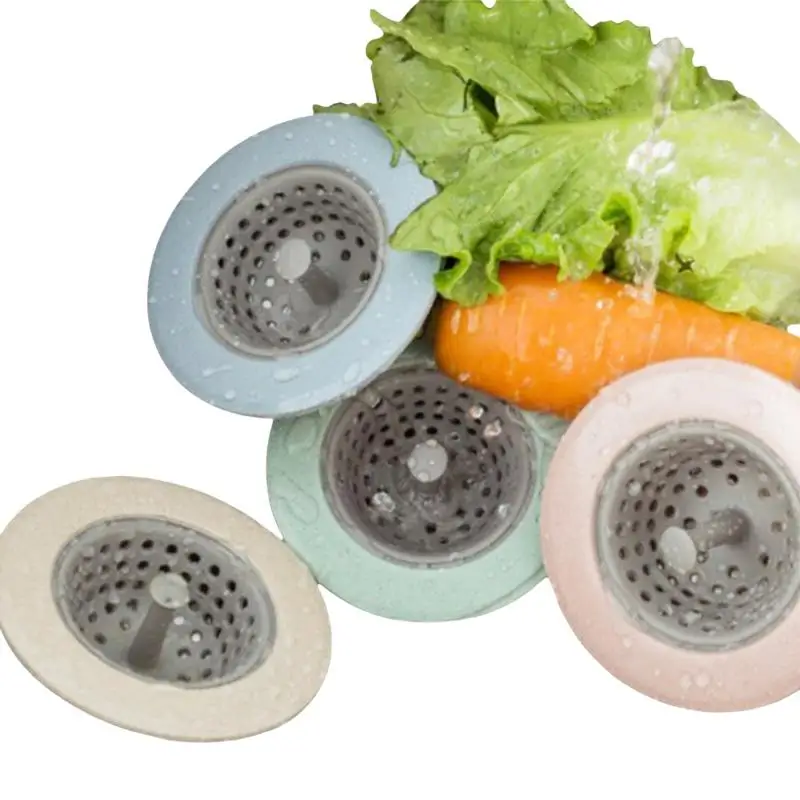 Silicone Kitchen Sink Drain Strainer Anti Clog Design Universal Fit For Vegetable Washing And Dish Cleaning