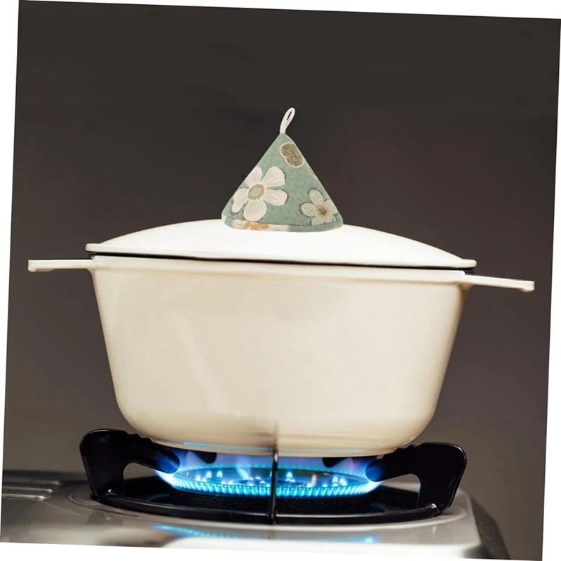 ABZV-Pot Lid Cap Triangular Pot Cap Heat Insulation Pot Handle Cover Pot Ear Cover Heat Insulation Cover