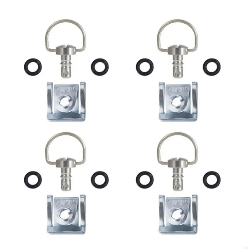 2025 New Motorcycle Fairing Fasteners Quick Release D-Rings 1/4 Turn Rivet Bolts Screws