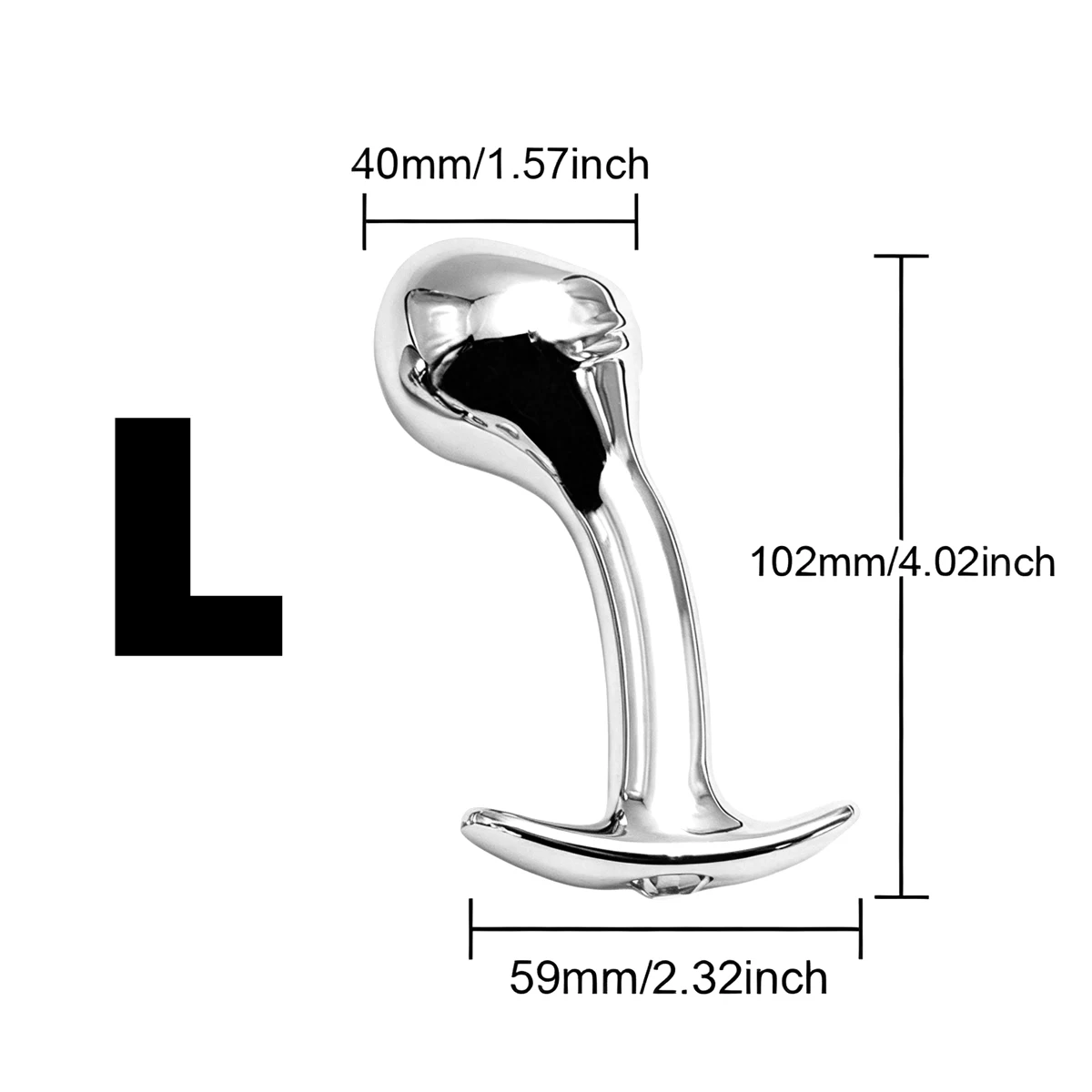 Metal Dildo Anal Plug Gem Base Butt Plug Outdoor Wear Anchor Close-Fitting Design Male and Female Masturbators Adult Sex Toys view 6
