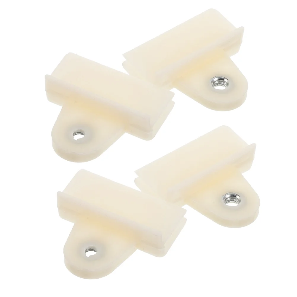 

4Pcs Window Door Glass Channel Clips Durable Alloy Plastic Secure Fit Easy Installation Universal Fit for Cars