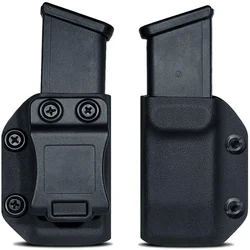 IWB/OWB Gun Holster, capa única revista, Mag Pouch, se Fits Glock 17, 19, 26, 23, 27, 31, 32, 33, M9, P226, USP, 92F, Novo