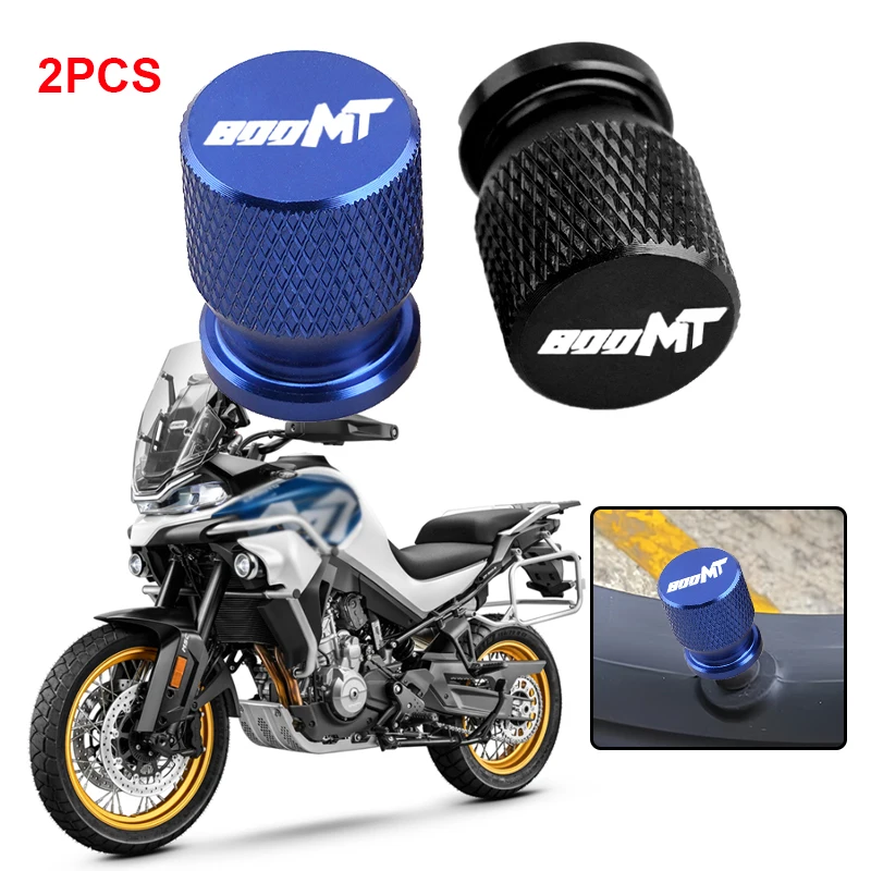 2PCS 800MT Motorcycle Accessories Tire Valve Air Port Stem Cover Cap Plug  For CFMOTO MT800 CF 800 MT 2021-2024