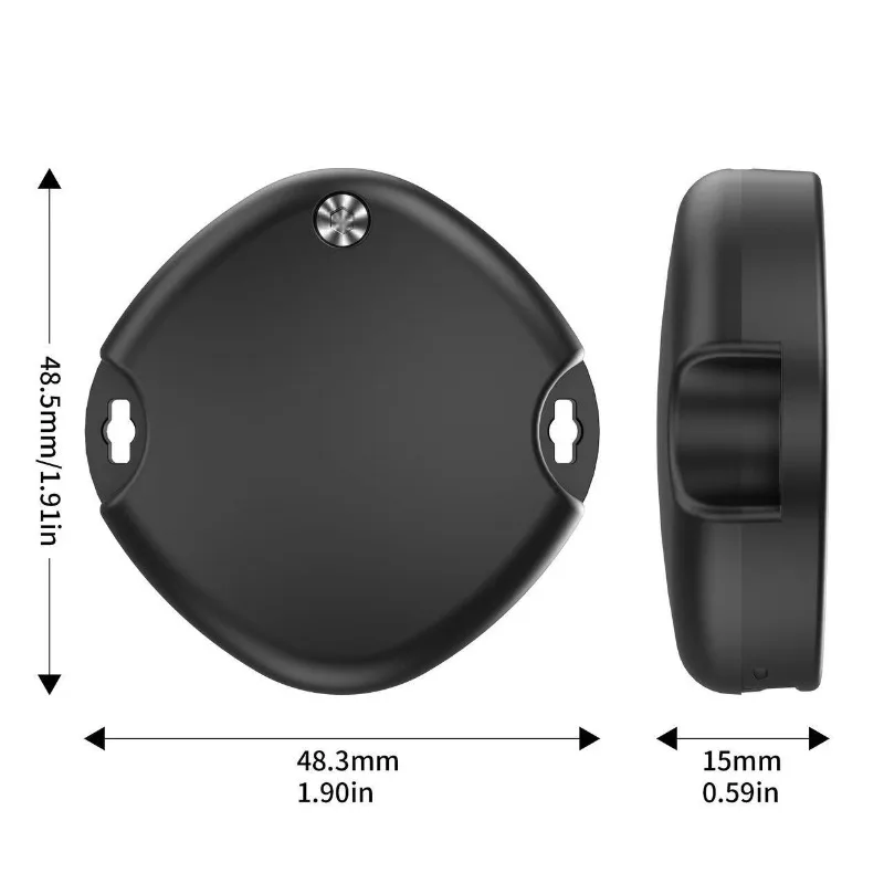 

For Apple AirTag 3Proof Protective Case with Magnetic Cable Tie Adhesive - Waterproof Dustproof Shockproof Anti-Lost Cover Carry