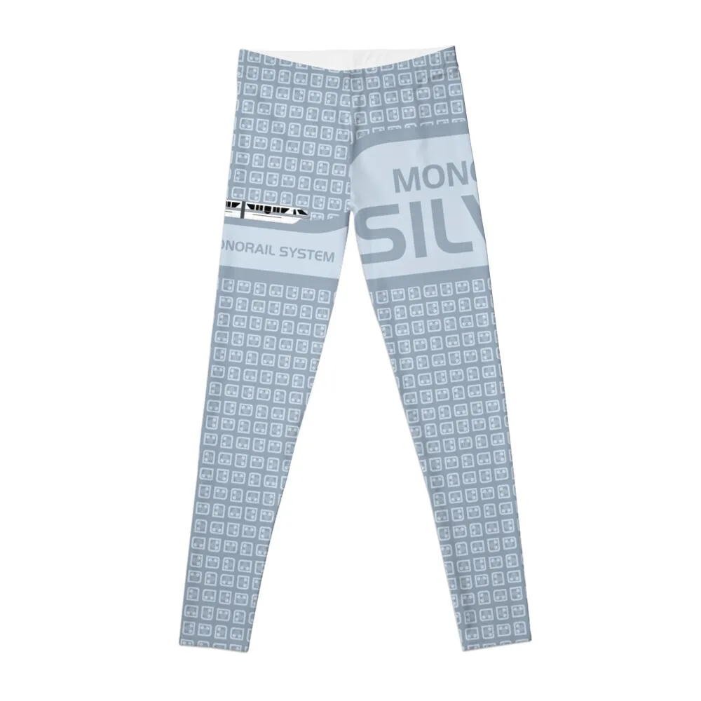 

Monorail Silver Leggings Women's tights sports shirts gym Womens Leggings