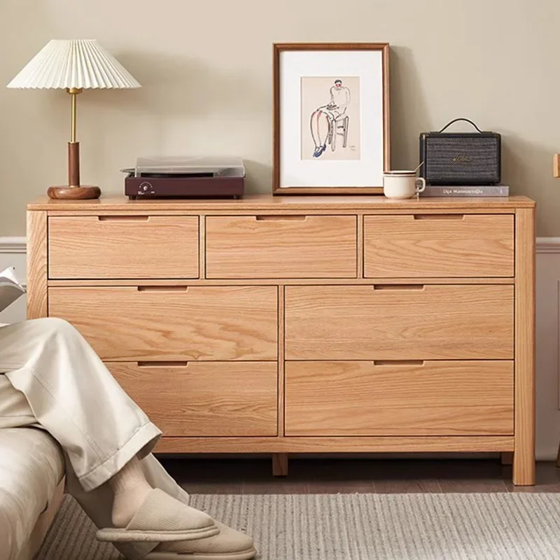 

Locker Cabinet Drawers Credenza Sideboard Furniture Wooden Living Room Storage French Mid Century Side Display Szafki Do Salonu