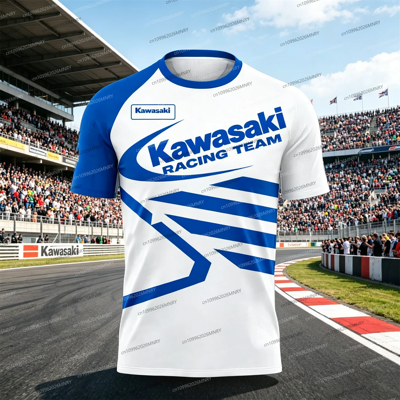 

Kawasaki Racing clothes for man Short-sleeve T-shirt Men's clothing Sport Top Round Neck Breathable Daily Wear Women T-Shirt