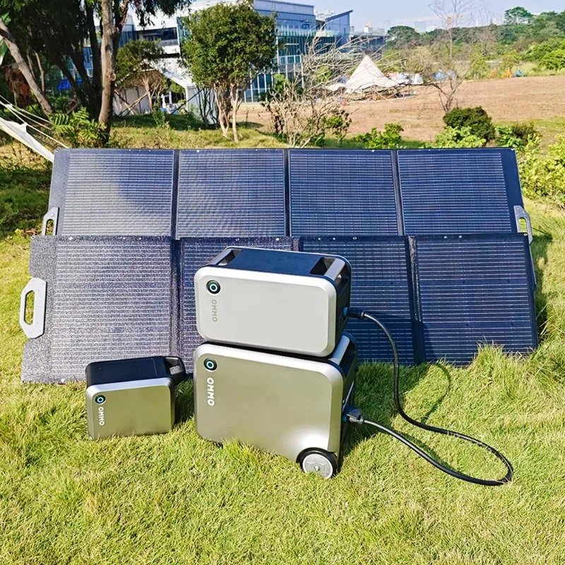 الجملة OMMO المحمولة ETFE لوحة طاقة شمسية 400 واط لوحة طاقة شمسية قابلة للطي مع كفاءة عالية للشحن بالطاقة الشمسية في الهواء الطلق #3