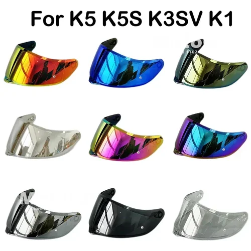 Para AGV K5 K5S K5-S K3SV K1 K1S Compact ST motocicleta casco visera lente escudo gafas cara completa Pin Accesorios Para Moto Casque