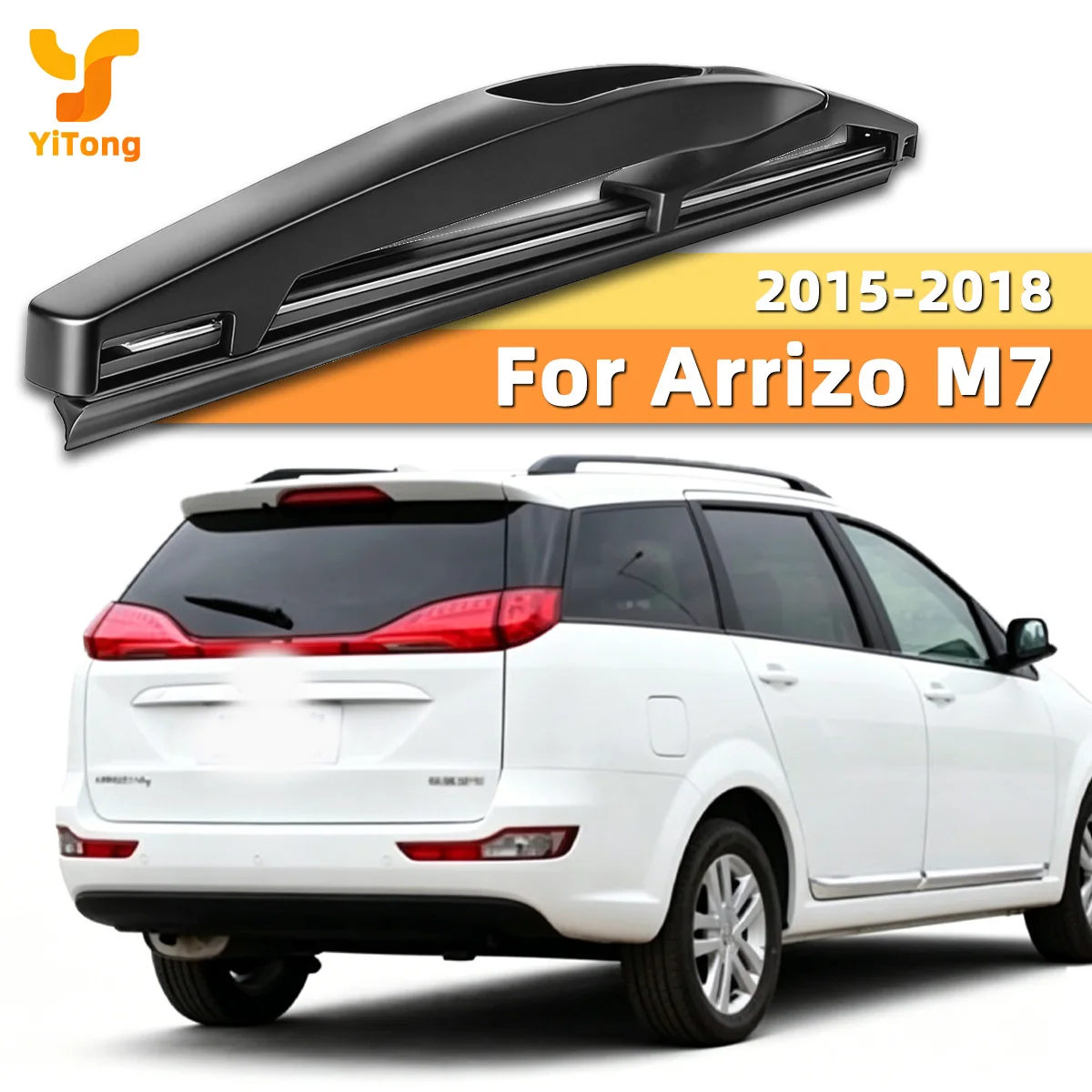 Yitong 1 Stück Geeignet für Chery Arrizo M7 2015-2018 Auto-Heckklappe Heckscheibenwischer Ersatz Heckscheiben-Silentwischerblatt