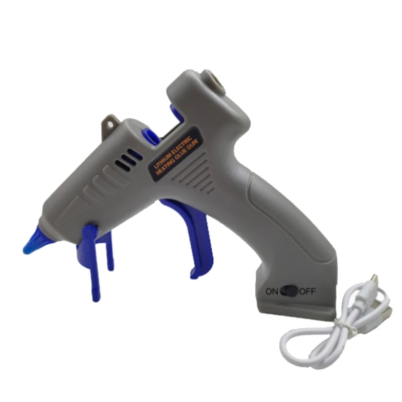 

Q2Q4 Compact Cordless Glues Guns Wireless Hot Glues Guns USB Rechargeable for DIY Crafting and Home Quick Repair Tool