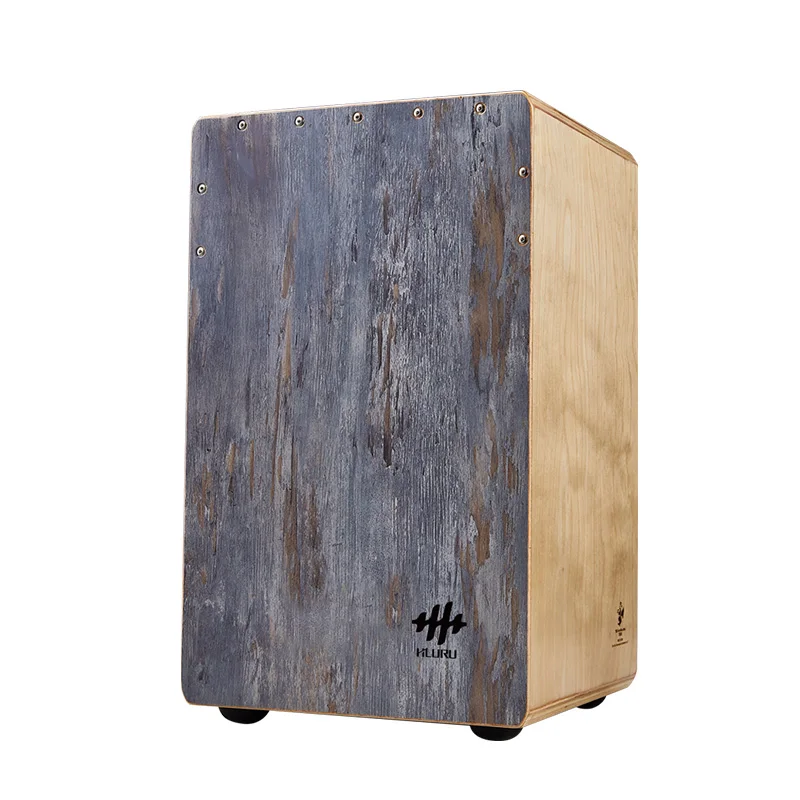 Cajon Drums  Box with Snare Wires Zebra Wood Hand Drum Percussion Instrument for Adult/Teenager
