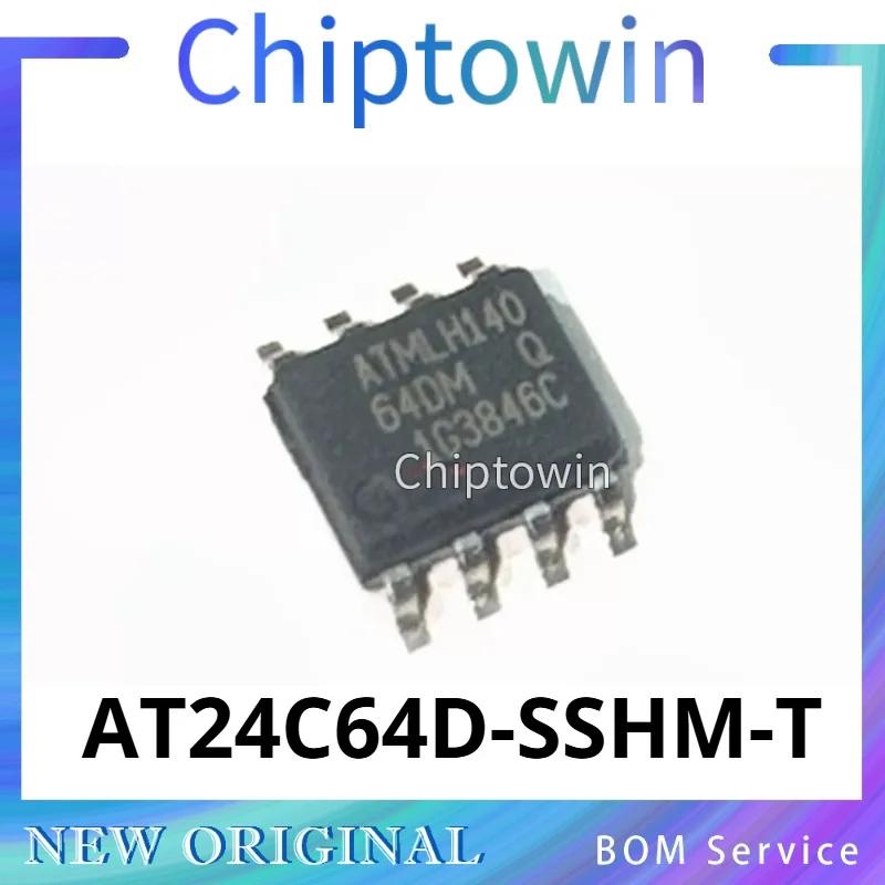 5/50/500 pcs AT24C64D-SSHM-T SOIC-8 EEPROM W7