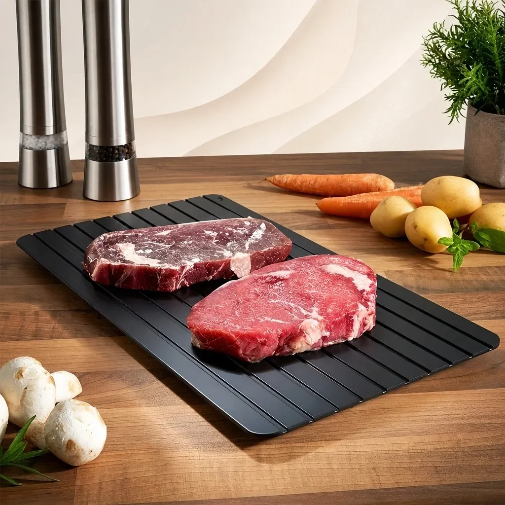 Large Fast Defrosting Tray for Frozen Meat Thawing Food Quick Defrost Board Kitchen Tool