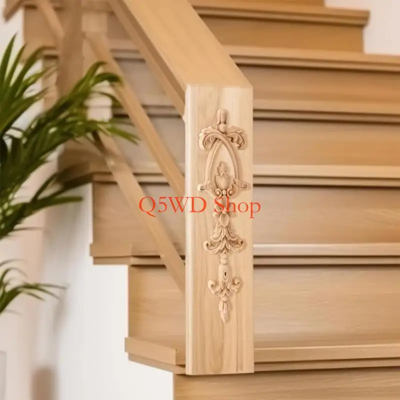 Q5WD Upgrades Floral Pattern Stickers For Mirror Frames Cabinet Top Decorations