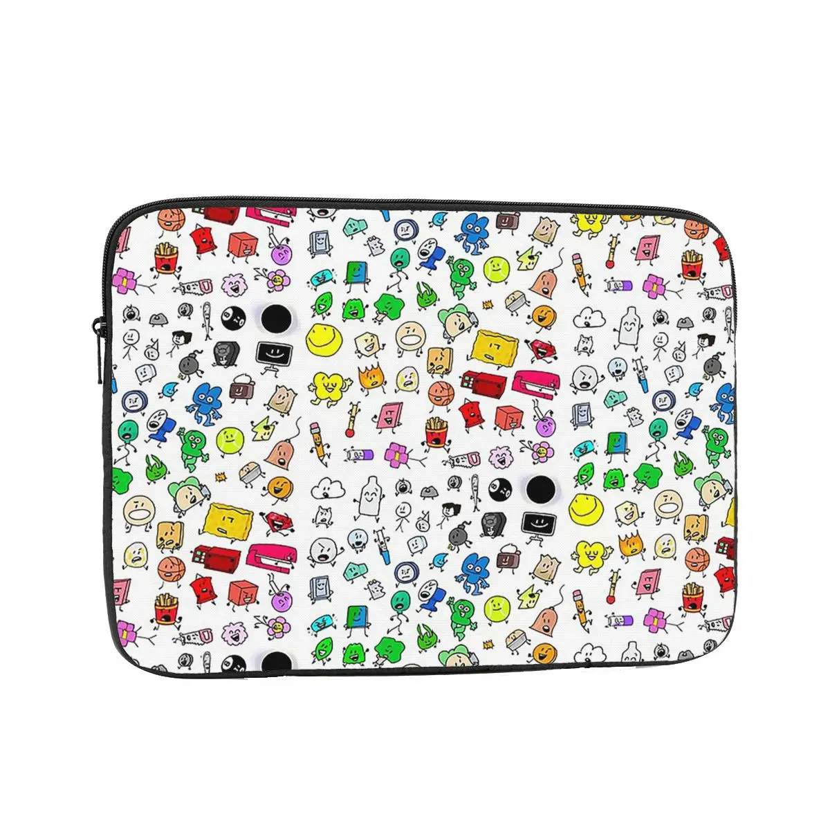 

BFDI Все персонажи (прозрачный) чехол для ноутбука 10, 12, 13, 15, 17 дюймов, сумка для ноутбука, противоударный чехол для планшета, сумка