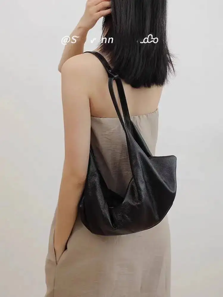 Bloom Vintage Red Crossbody Wallet Women Retro Soft Leather Casual Messenger Ladies Y2k Hobos Bags Handbag Aesthetic