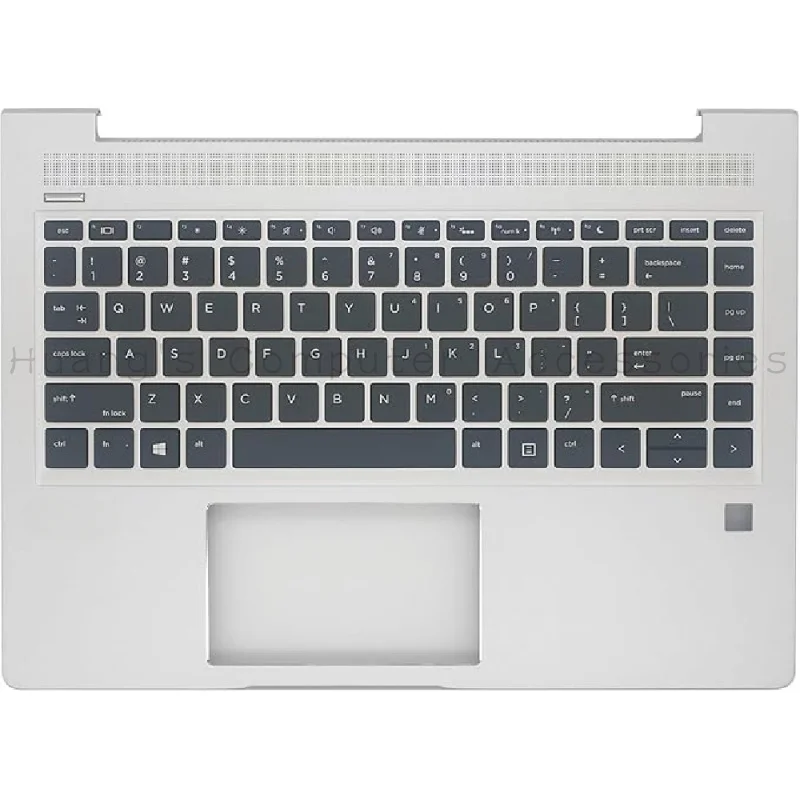 

SS+New Silver Palmrest Case Assembly with Backlit Keyboard PN L65224‑001 for HP ProBook 440 G7 Laptop, Strictly Tested