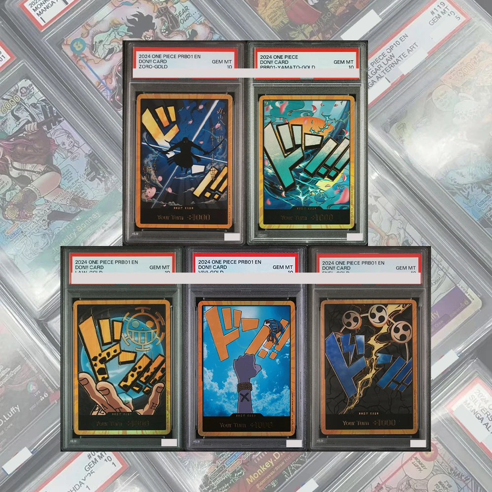 

Anime DIY Proxy Graded OPCG Collection Card Foil 2024 PRB01-PREM BOOSTER CARD THE BEST DON!! CARD GEM MT 10 Completionist Gifts