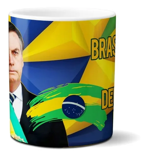 Jair Bolsonaro Brazil Above All God Above Tod Mug