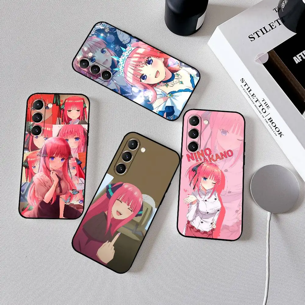 

O-NinoS H-NakanoV Phone Case Black Ultra-thin Shockproof Case For Samsung S24/S25/S22/S30/Note20/Lite/Ultra/5G/Plus/FE