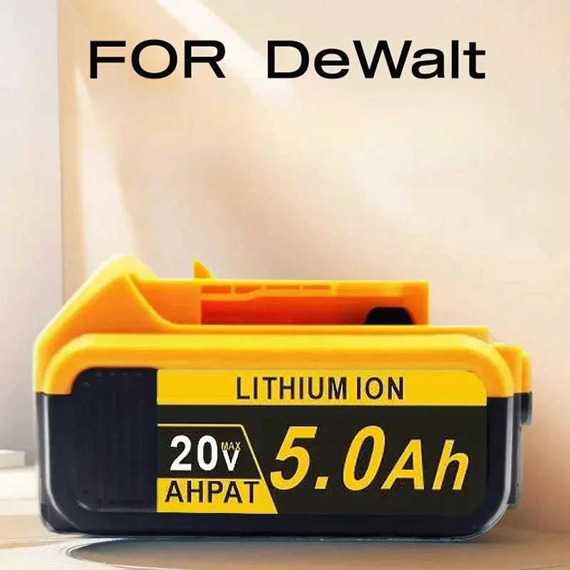 New 100% Original 5000mAh 20V for Dewalt Power Tool Battery DCB206 20V 5.0Ah Battery DCB206 20V Battery DCB205 DCB200