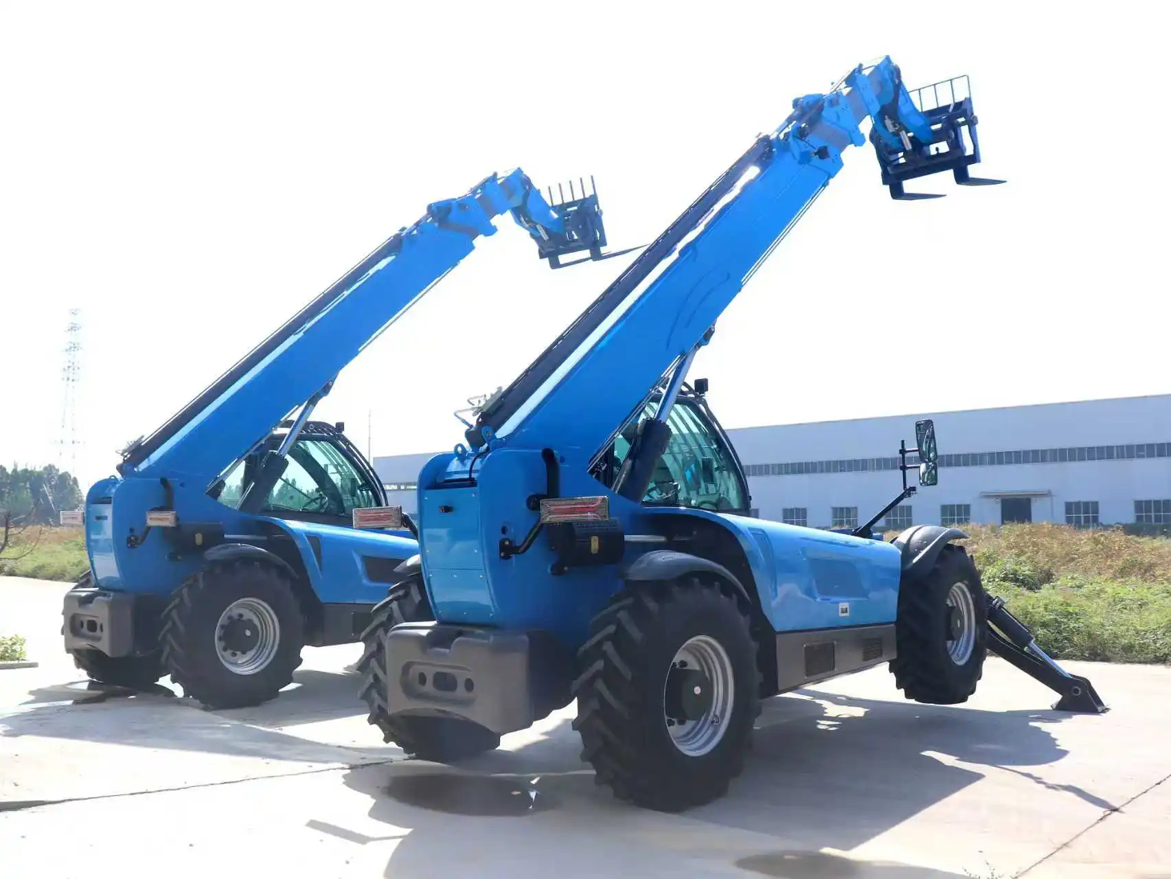 لودر التعليق 4 طن 10 طن رافعة شوكية تلسكوبية رافعة شوكية 18 متر ارتفاع الرفع مقابض ومرفقات تلسكوبية