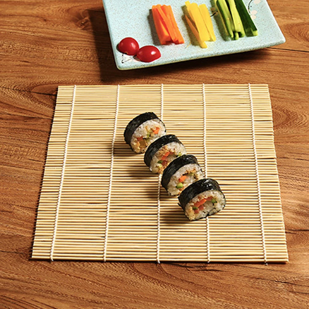 

5Pcs Sushi Rolling Mat Bamboo Sushi Making Curtain Practical Easy Clean Tool for Household Restaurant Use