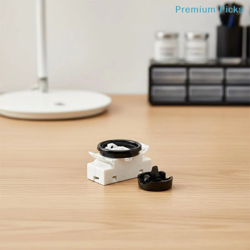 portable4PCS 43.409 Recessed Rocker Light Switch IP20 Rated Toggle Switch for Kitchen Under Counter Unit Lighting Fixtures