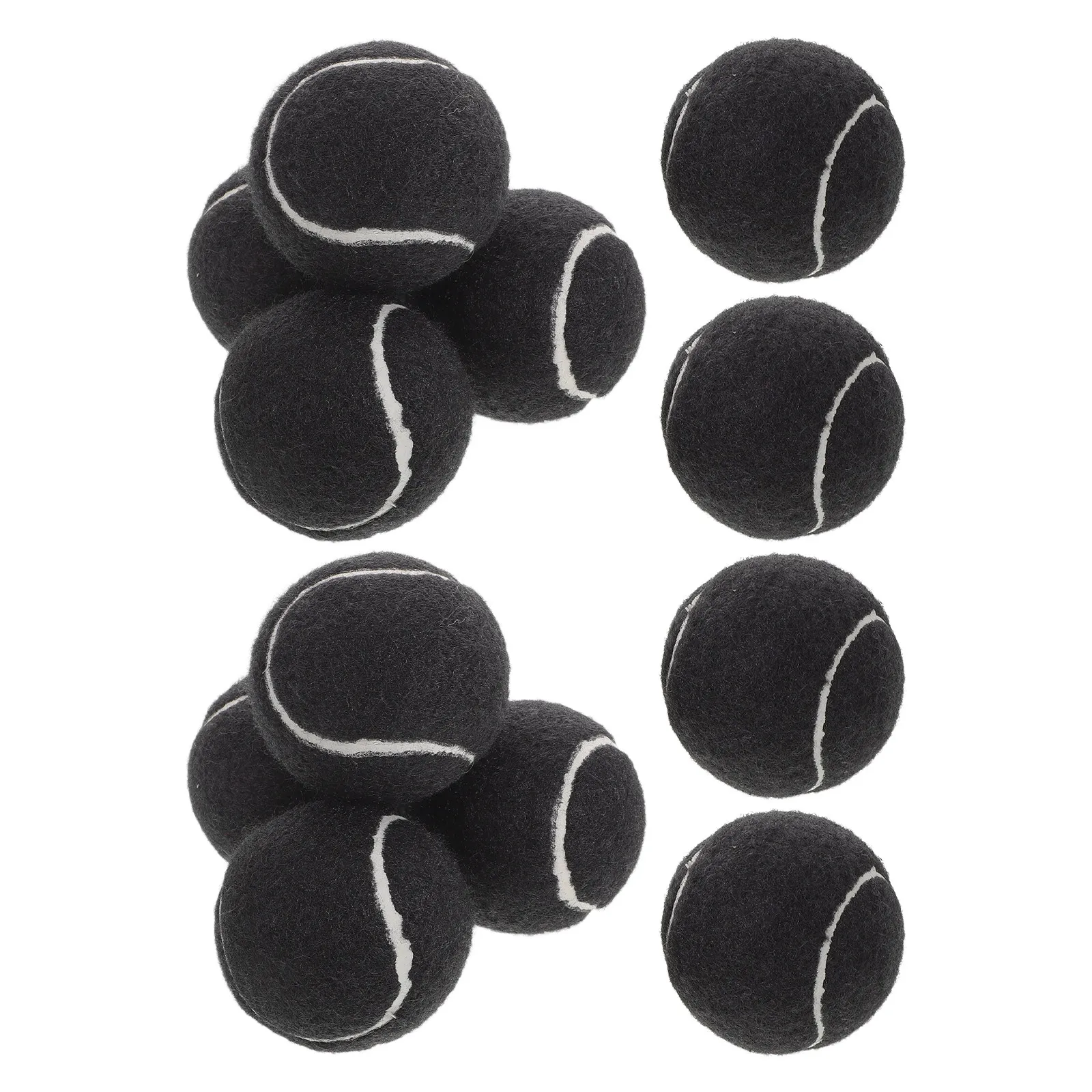 12Pcs Precut Tennis Ball Chair Leg Caps Quiet Non-Slip Furniture Foot Protectors for Hardwood Tile Laminate Floors Classroom