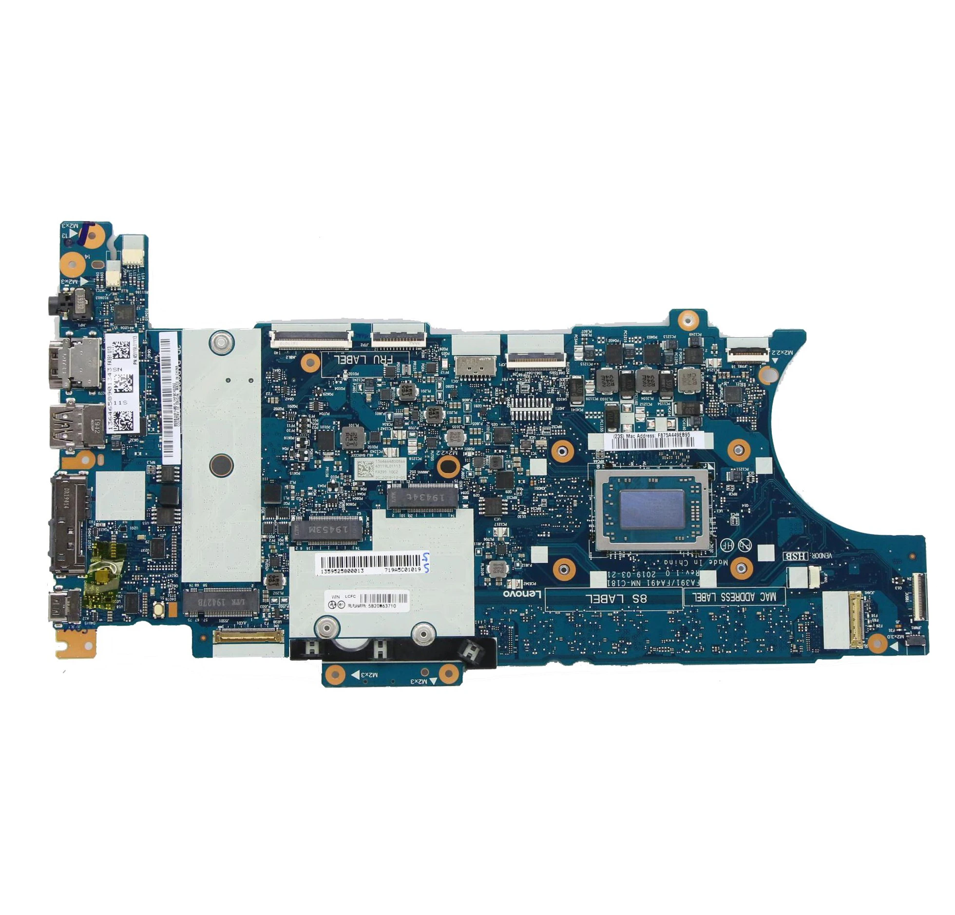 

5B20W6371 Motherboard CPU Combo R7-3700U 8G For Lenovo ThinkPad X395 T495S FRU NM-C181