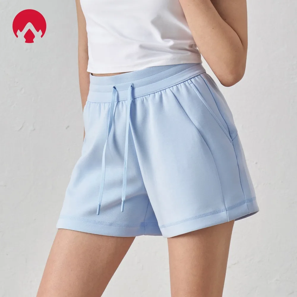 

2025 Women's Air Layer Yoga Shorts – 4-Inch Loose Drawstring Pants, Slimming & Versatile – Activewear for Running & Casual Wear