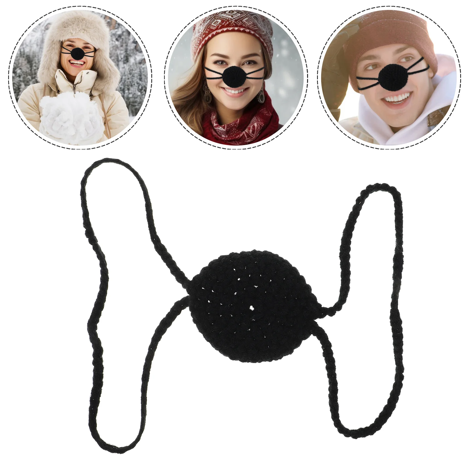 Funny Nose Mask Keep Your Warm Thermal Winter Dust Cover Polyester Warmer Protector Covers for