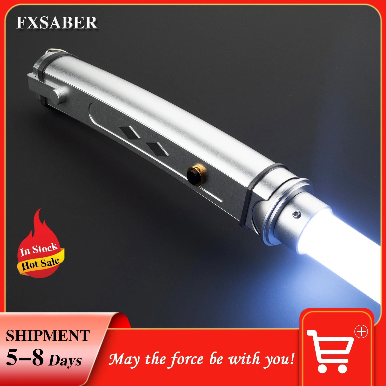 FXSABER  rechargeable led lightsaber infinite color support heavy dueling smooth swing 34 sound fonts