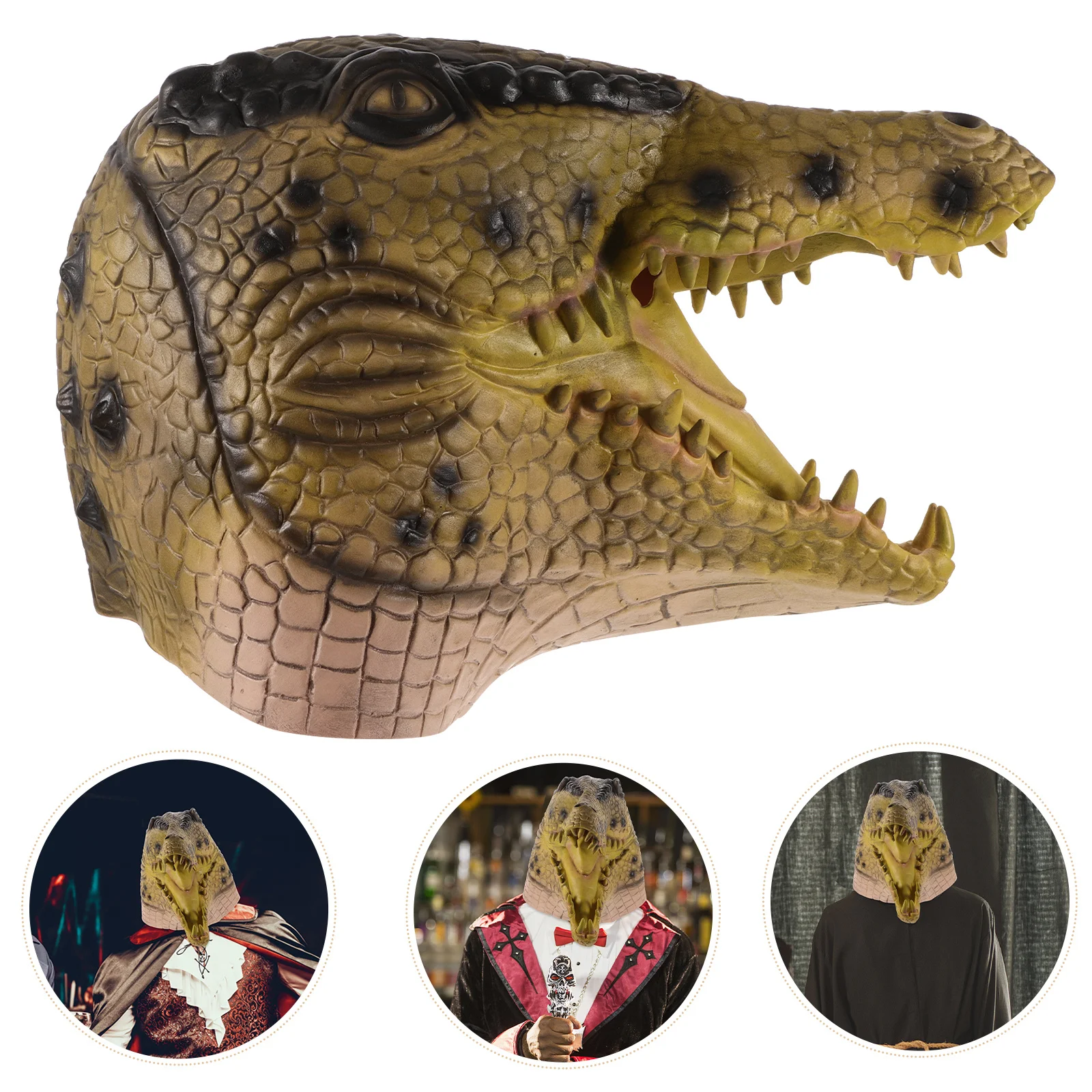 

Head Mask Animal Style Lightweight Plastic Cosplay Mask Halloween Carnival Party Masquerade Costume Accessory