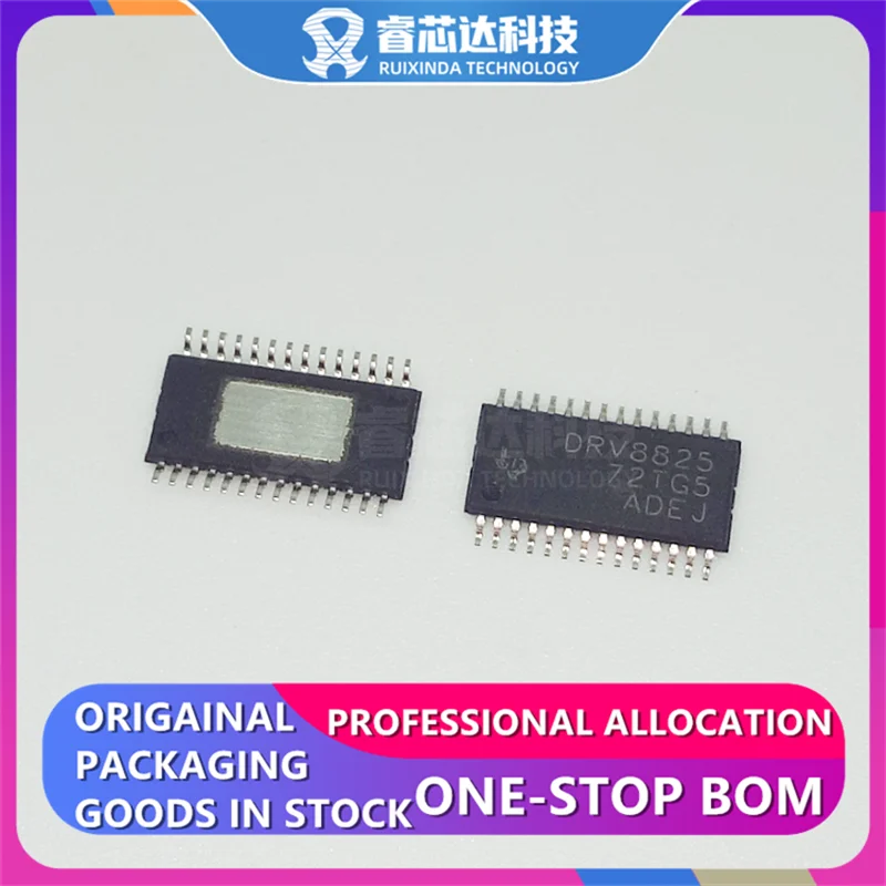 RXDNA DRV8825PWP DRV8825 HTSSOP28 DRV8825PWPR Bipolar Motor Driver Power MOSFET Logic 28-HTSSOP IC MTR DRVR BIPLR 8.2-45V