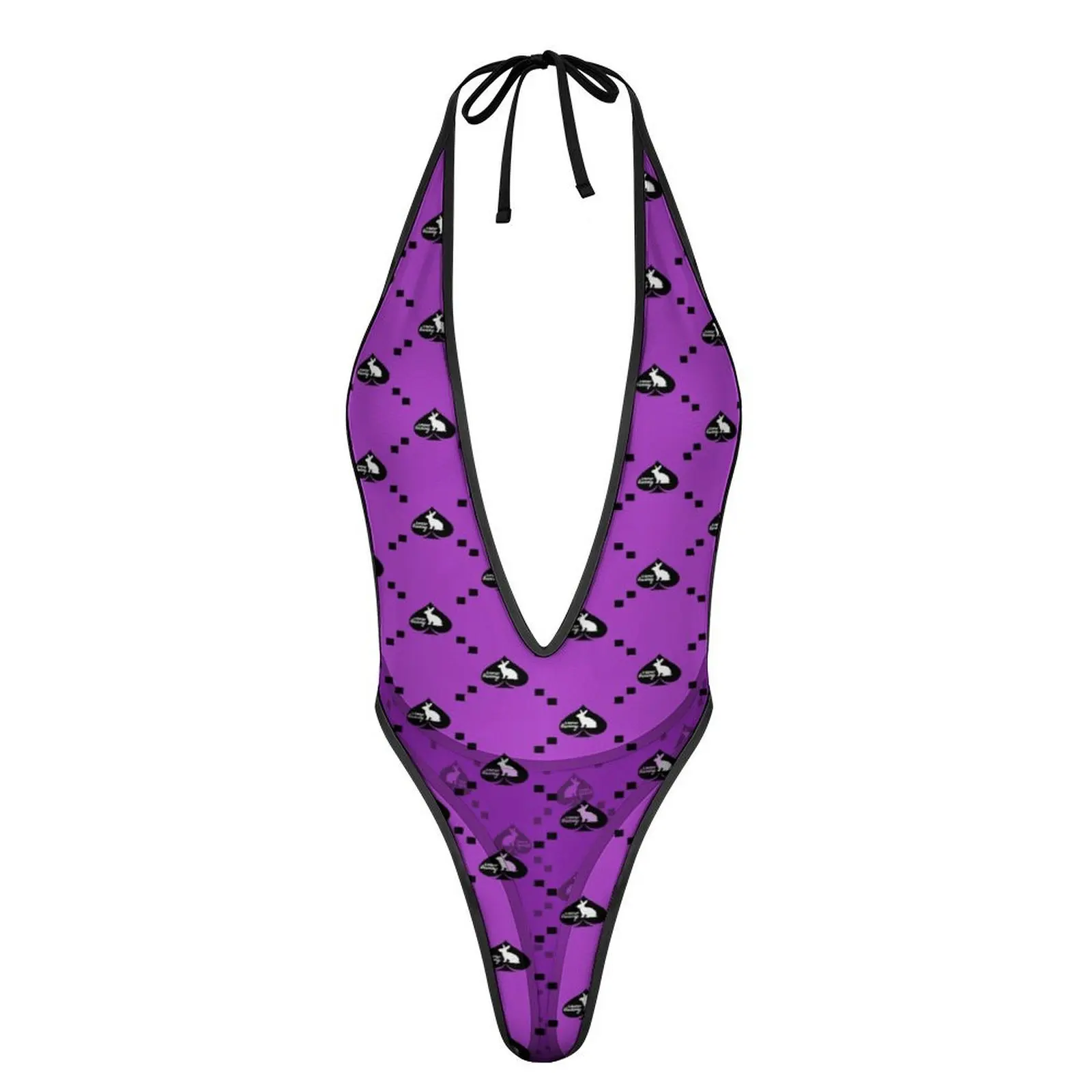 Women's One Piece Bathing Suit Deep V Neck Swimsuits Crisscross Wrap Tie Monokini High Waisted Swimwear