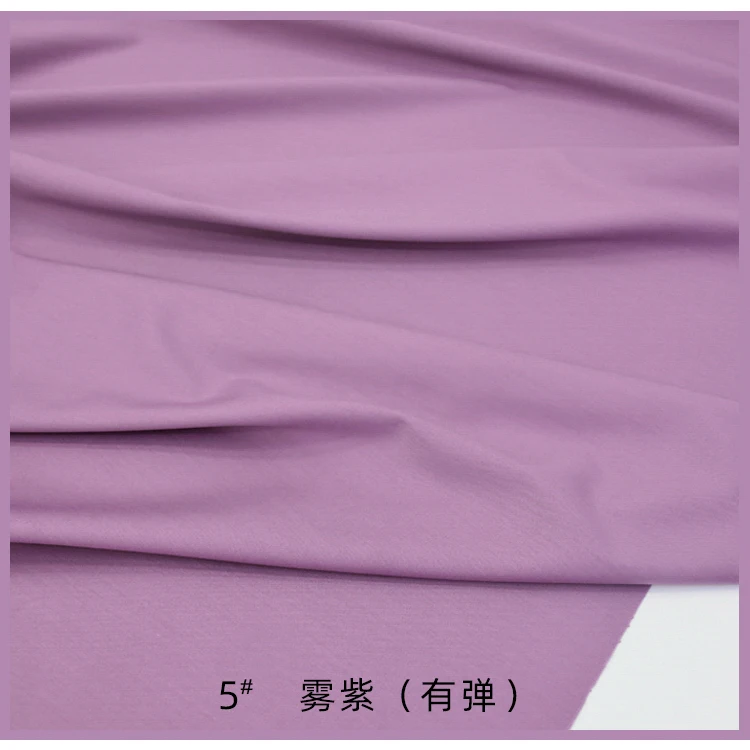 Tela de fibra de bambú microelástica de primavera, camisas de alta calidad para hombres y mujeres, telas para vestidos, antibacterianas, no planchas, blanco y Beige