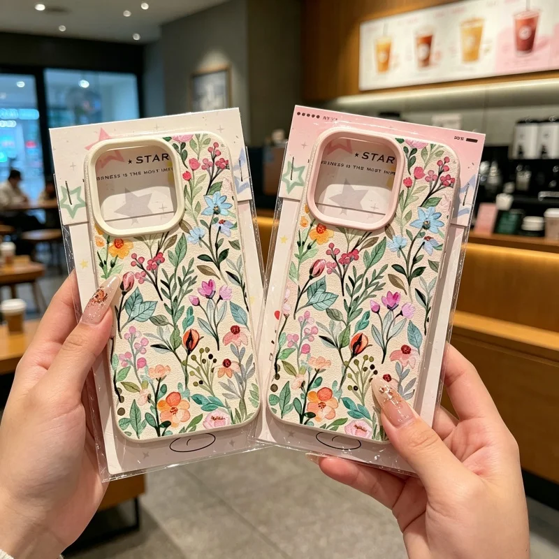 Cute Floral Silicone Phone Case For Samsung Galaxy S26 Ultra S25 Plus S24 FE A57 A37 A27 A07 A36 A26 A55 A15 A25 A35 A16 A54 A06
