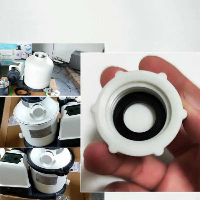 J6PE Plastic Filter Caps Drain Cover Easy Install Filter Accessory Plastic Texture