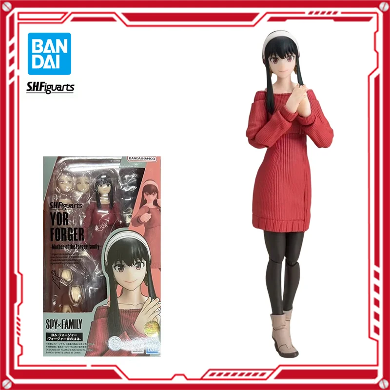 

In Stock Bandai S.H.Figuarts SPY×FAMILY YOR FORGER Original Genuine Anime Figure Model Toys Action Figures Collection Doll Pvc