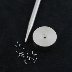 Stainless Steel rivets fixing tool set handbag lock Fasteners Kits women bag lock plate screw replacment Install device