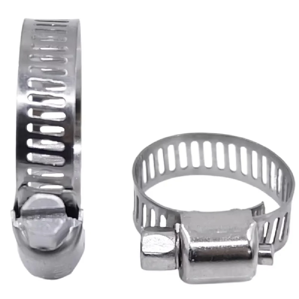 3/10pcs Hose Clips Pipe Clamps 6mm-600mm Stainless Steel Hoop Clamp Hose 304 Stainless Steel Automotive Pipes Clip Fixed Tool