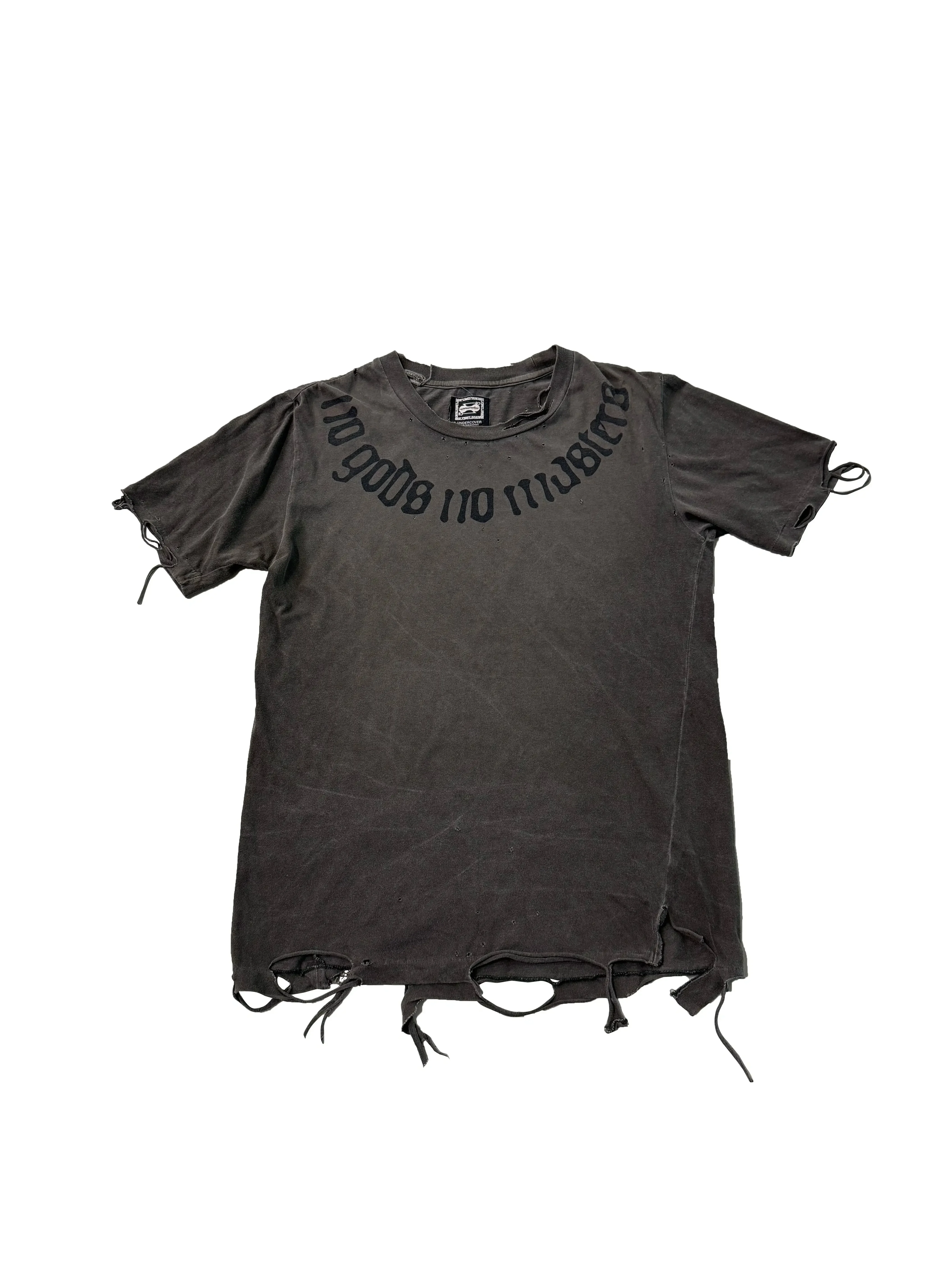 

Under 03ss Scabs NO GODS NO MASTERS Wash, Destroy Wormhole Short Sleeve Tee