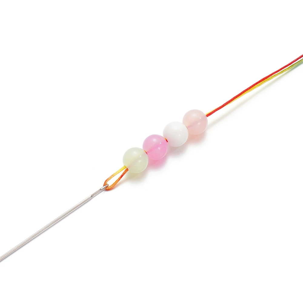 Stainless Steel Beading Needles Set Ultra-Thin Fine Tip Needles for Small Hole Seed Beads DIY Bracelet Necklace Jewelry Making