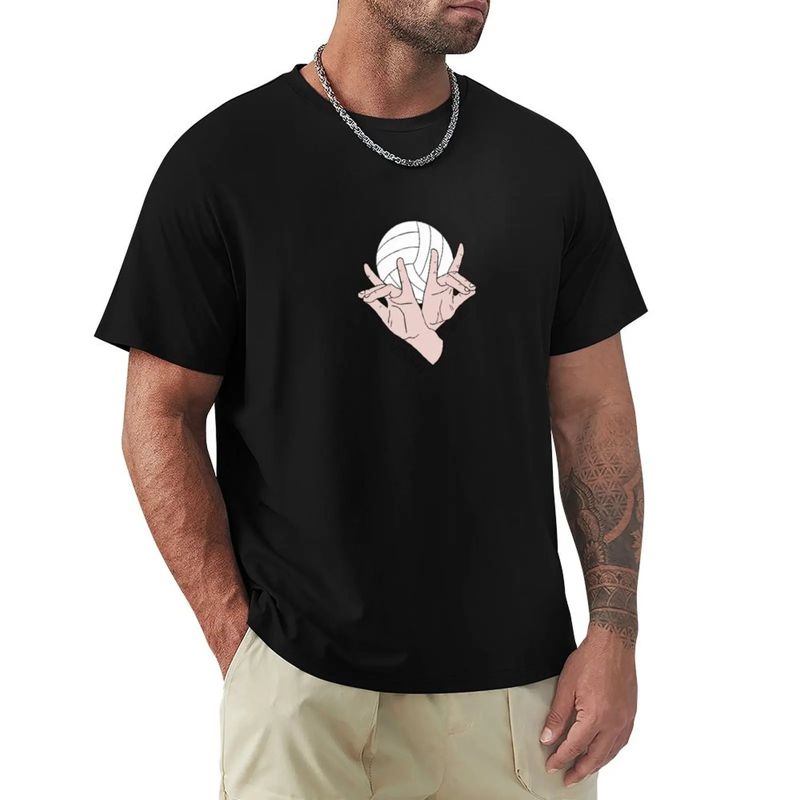 Volley Llamas - Black Outline T-Shirt cotton tshirt 100% T-Shirt