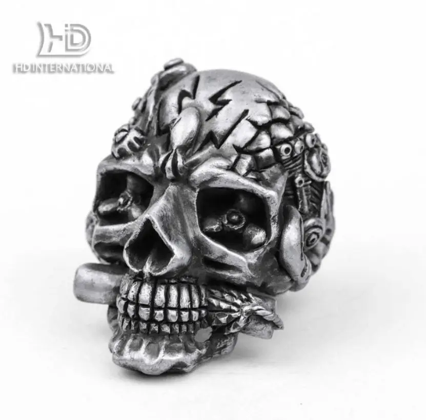 925 silver Sugar skull ring, skull ring, Day of the Dead ring, Day of the Dead jewelry, witch ring, Halloween Mexican skull ring