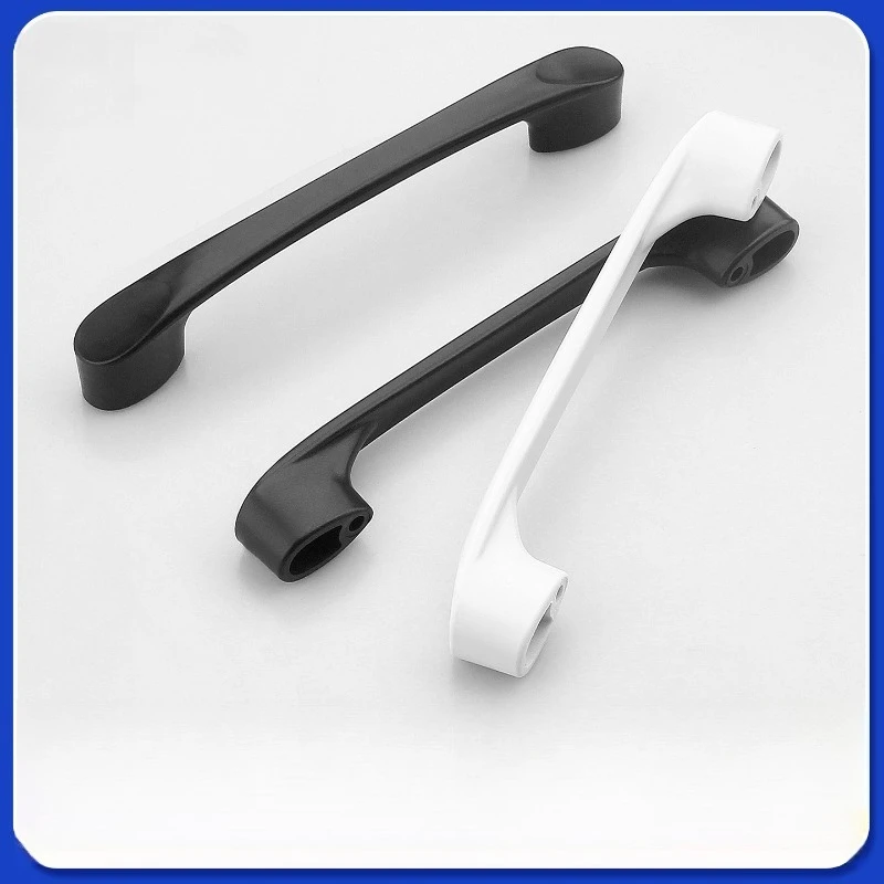 5pcs Plastic Thumb Drawer Pull Handle 96mm Hole Distance For Office Cabinet File Cabinet Nightstand Shoe Cabinet